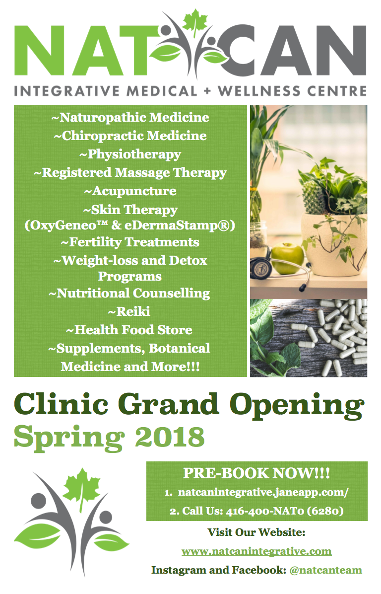 Naturopathic Medicine, Registered Massage Therapy, Physiotherapy