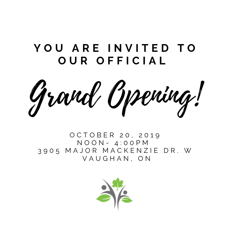 Grand opening of NatCan Integrative Medical & Wellness Centre Vaughan ON