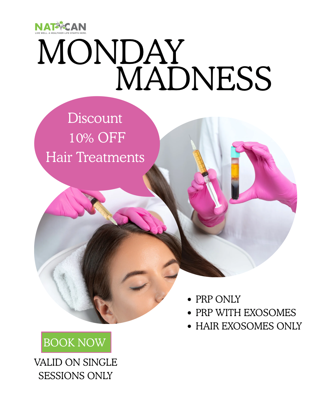 Monday Madness | 10% Off Hair Treatments