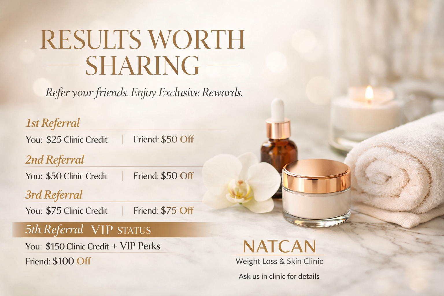 Results Worth Sharing - Referral Program